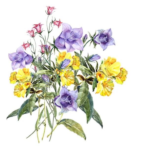 Suluboya buket çiçegi farklı. Kutlama için çiçek şekil.