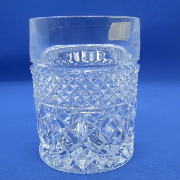 Vidro Cristal Para Bebidas Sobremesas — Fotografia de Stock