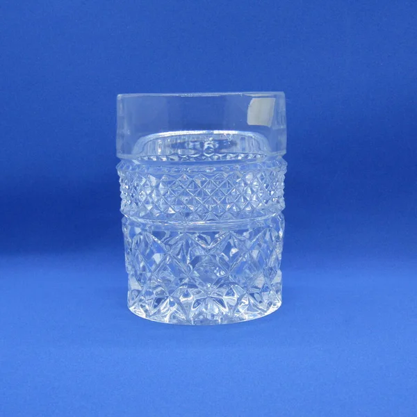 Vidro Cristal Para Bebidas Sobremesas — Fotografia de Stock
