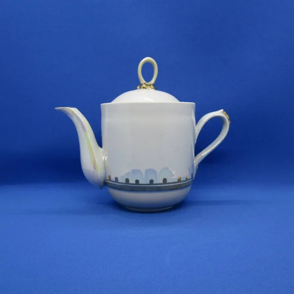 Керамічний Чайник Приготування Чаю — стокове фото
