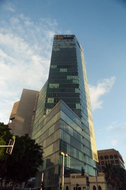 23 Haziran 2017. Tel Aviv İsrail. Gökdelenler City.