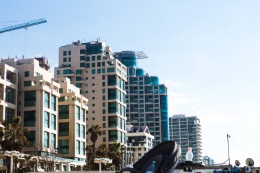 20 Şubat 2017, Tel Aviv, beach yakınındaki görünümü.