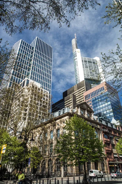 Frankfurt Main Mayo 2018 Vista Ciudad — Foto de Stock