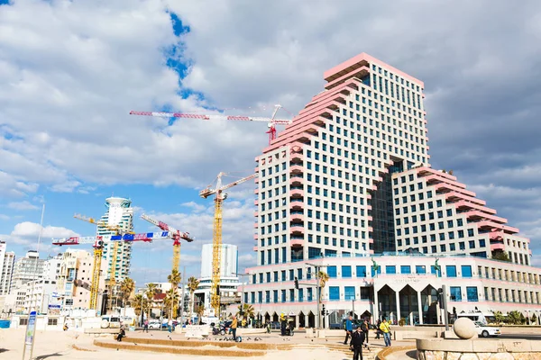 20 Şubat 2017, Tel Aviv, beach yakınındaki görünümü.