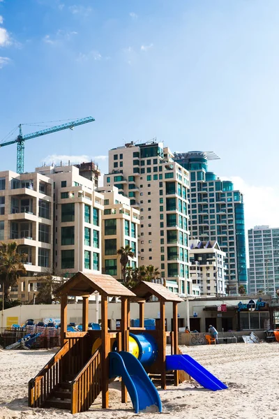 Марта 2017 Тель Авив Вид Рядом Пляжем — стоковое фото