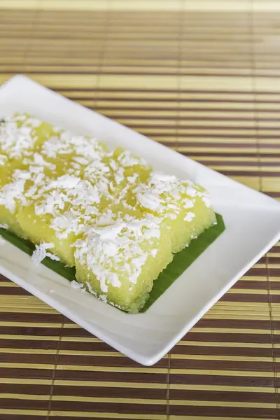 Tajski deser w płytki ceramiczne — Zdjęcie stockowe