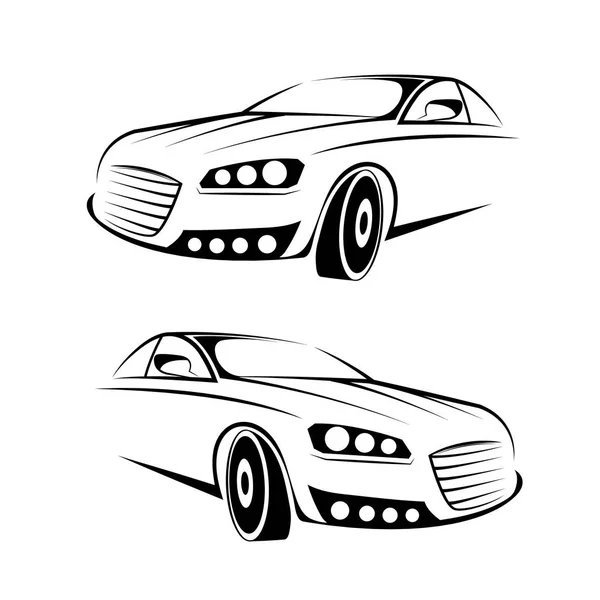 Ilustración del vector del logotipo del coche — Vector de stock