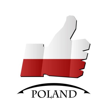 Polonya bayrağı simgesi gibi yaptı