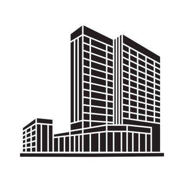 Perspektif binanın 3d tel kafes