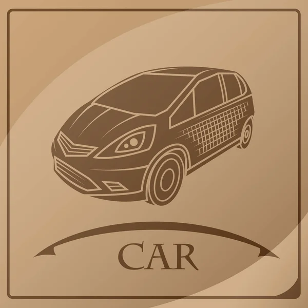 Autó logó vektoros illusztráció — Stock Vector