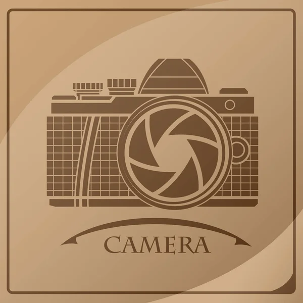 Immagine dell'icona vettoriale della fotocamera — Vettoriale Stock