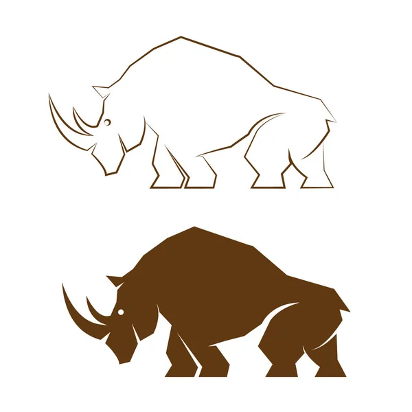 白い背景の上のサイ ロゴ サイン ベクトル図 — ストックベクタ
