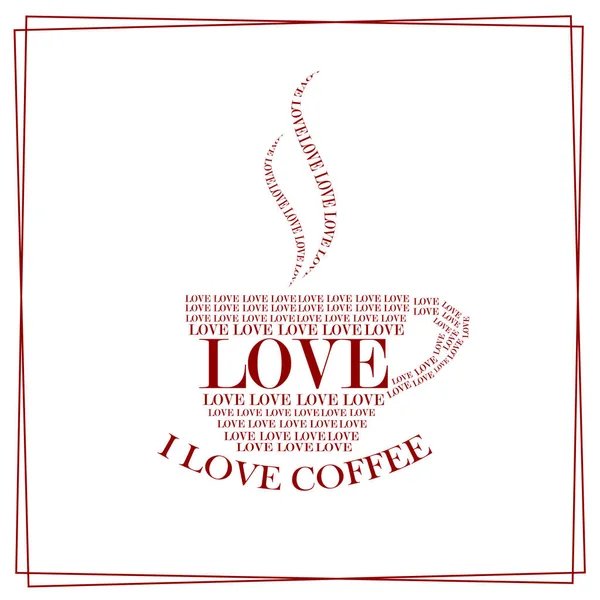 Logo Kawy Prosta Elegancka Kawiarnia Ilustracja Wektora — Wektor stockowy