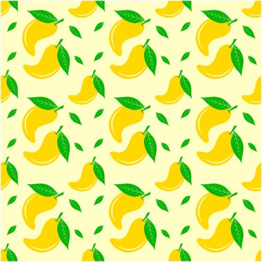 Mangolu kusursuz desen. Vektör dokusu çizimi.