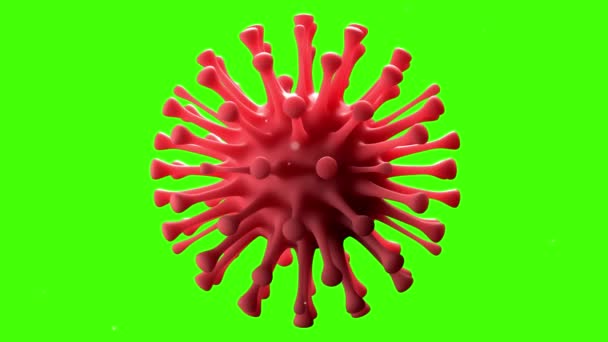 Coronavirus. Epidemie. die Infektion der Menschheit. Virus 2020 — Stockvideo