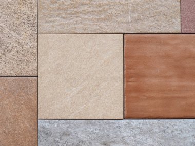 birçok farklı kahverengi örnekleri arka plan olarak yararlı döşer