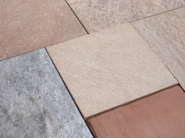 birçok farklı kahverengi örnekleri arka plan olarak yararlı döşer