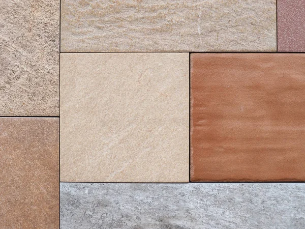 birçok farklı kahverengi örnekleri arka plan olarak yararlı döşer