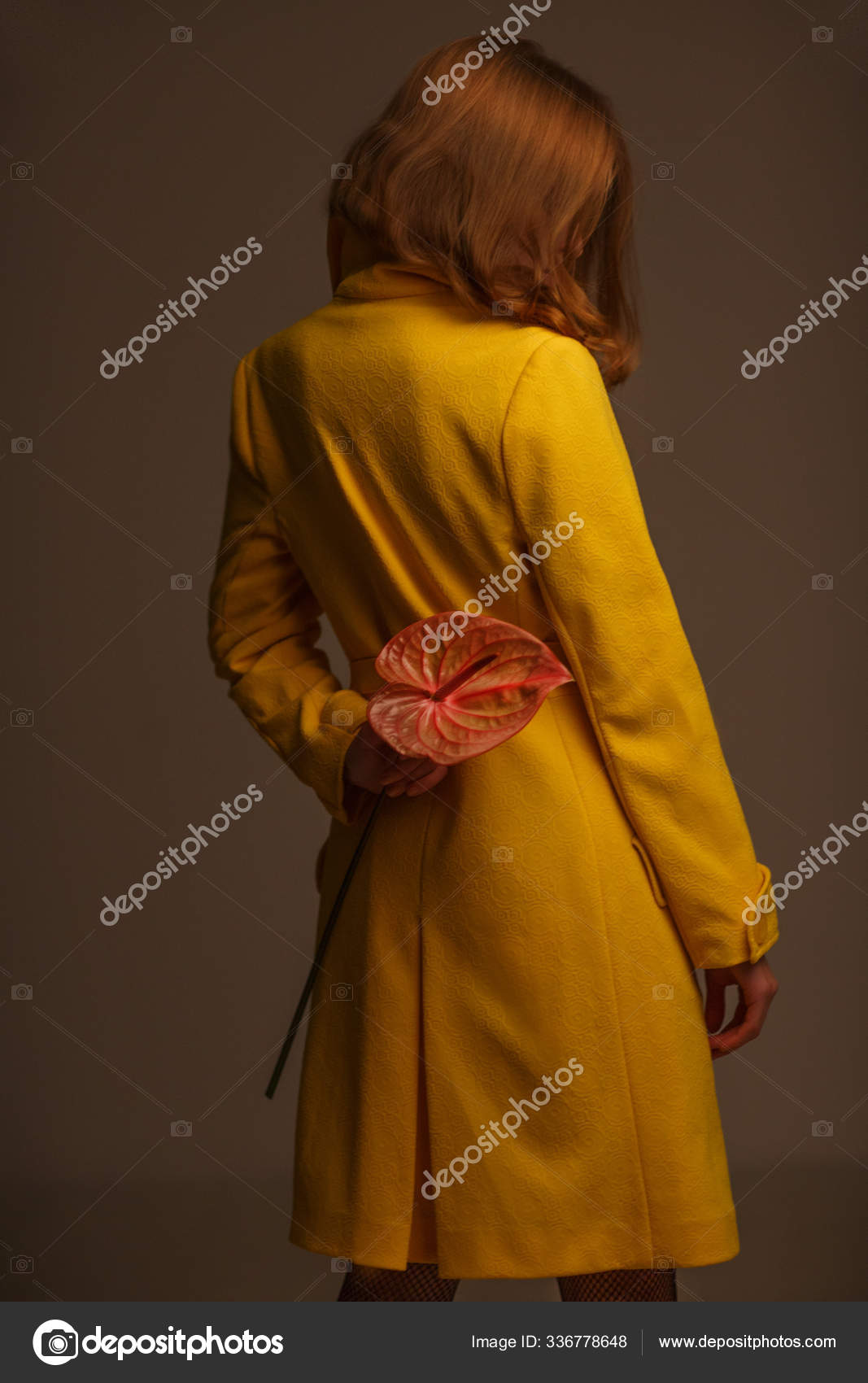 dark yellow coat