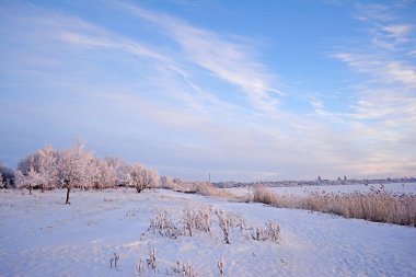 Kış kırsal arazisi