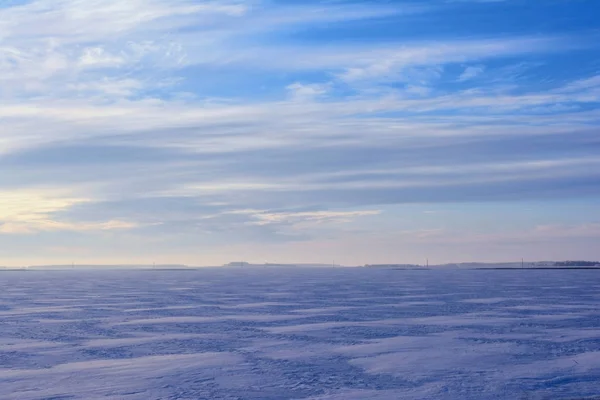 겨울 시골 풍경 — 스톡 사진