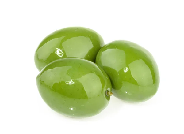 Olive isolate su bianco — Foto Stock