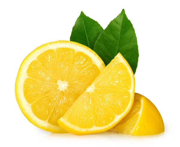 Lemon isolated on white background — Stock Photo, Image