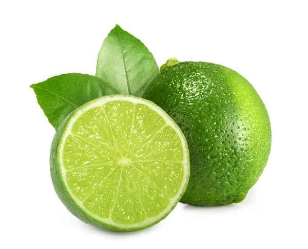 Lime isolated on white background — Stock Photo, Image