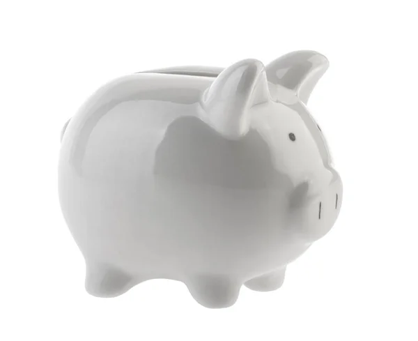 Piggy bank isolated without shadow — Stock Photo, Image