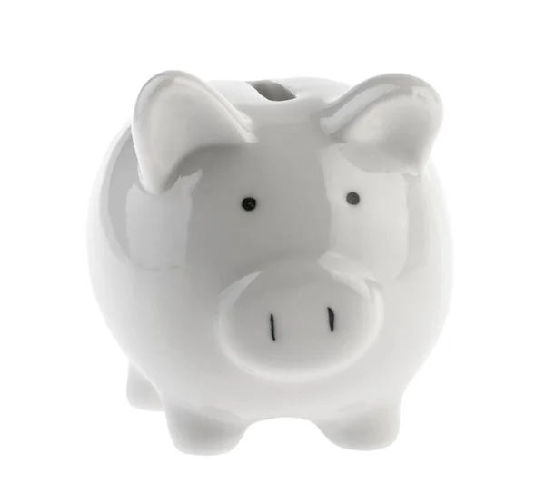 Piggy bank isolated without shadow — Stock Photo, Image