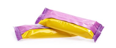 snack crisp packet isolated on white background