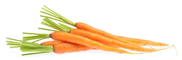 Fresh baby carrot isolated on white background. — Stock Photo, Image