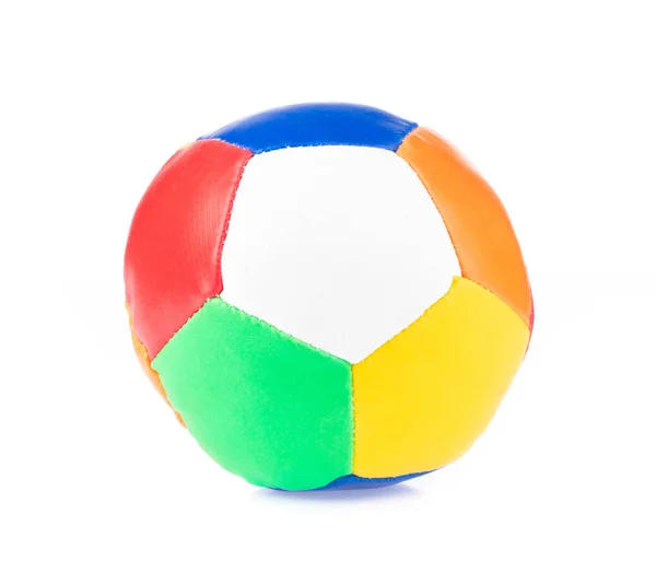 白色背景下隔离的球类玩具 — 图库照片