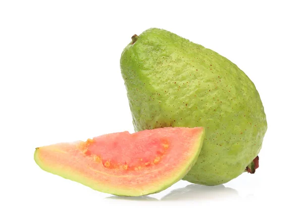 Guava fruit slice isolated on white background — Stock Photo, Image