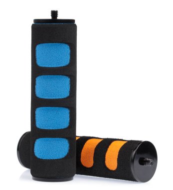 Kamera için tutuş veya beyaz arkaplanda izole kamera tutuş