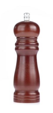 Beyaz arkaplanda izole edilmiş biber fabrikası