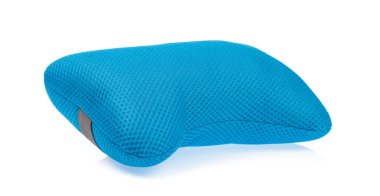 Beyaz arka plan üzerinde izole boyun yastığı