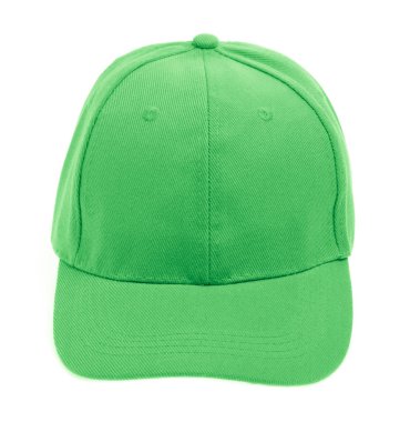 Beyaz arka plan üzerinde izole renkli moda kap.