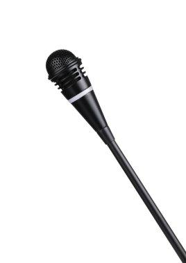 desktop Microphone isolated on white background