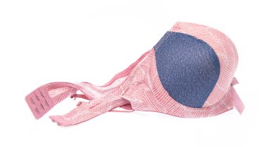 Beautiful bra isolated on white background