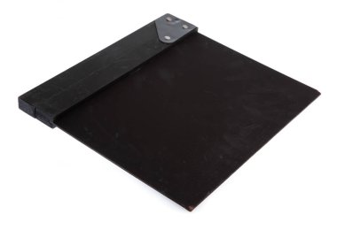 clapper board for making video cinema in studio isolated on a wh
