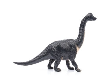 toy small dinosaur isolated on white background