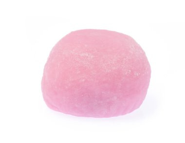 Mochi dessert isolated on white background