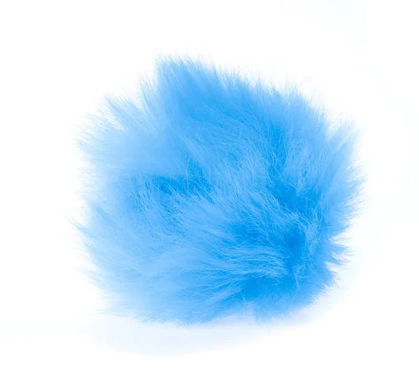 Fur ball isolated on white background — 스톡 사진