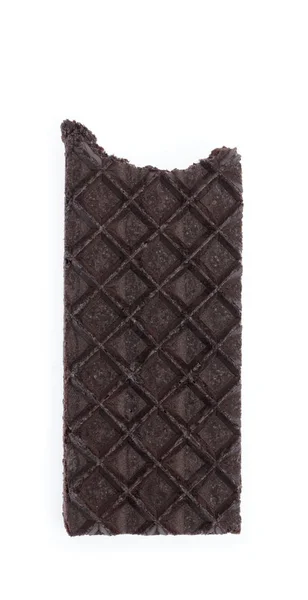 Obleas de chocolate palo aislado sobre un fondo blanco — Foto de Stock