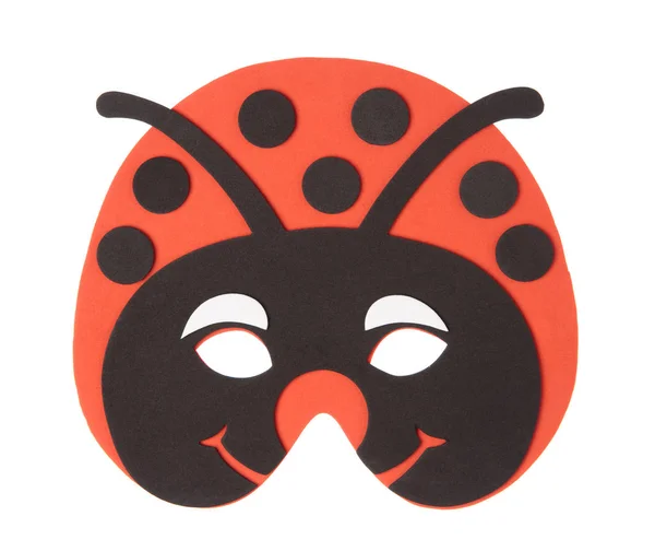 Bug carnival mask isolated on white background — 图库照片