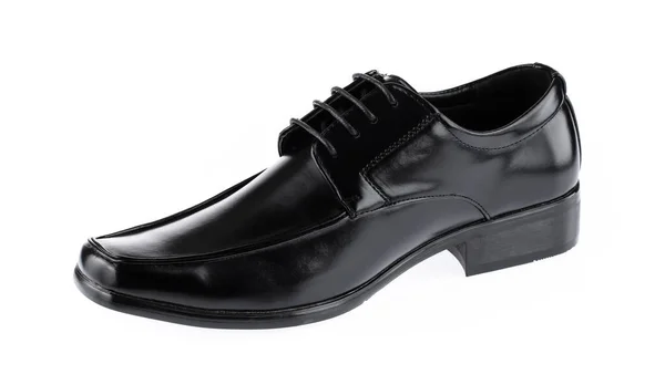 Men Shoes Leather of Luxury Business Shoes Boat isolated on whit — 图库照片