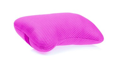 Beyaz arka plan üzerinde izole boyun yastığı