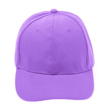 Beyaz arka plan üzerinde izole renkli moda kap.