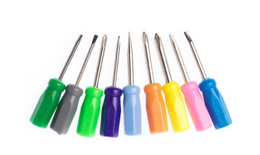 steel screwdriver tips of different types interchangeable  isola